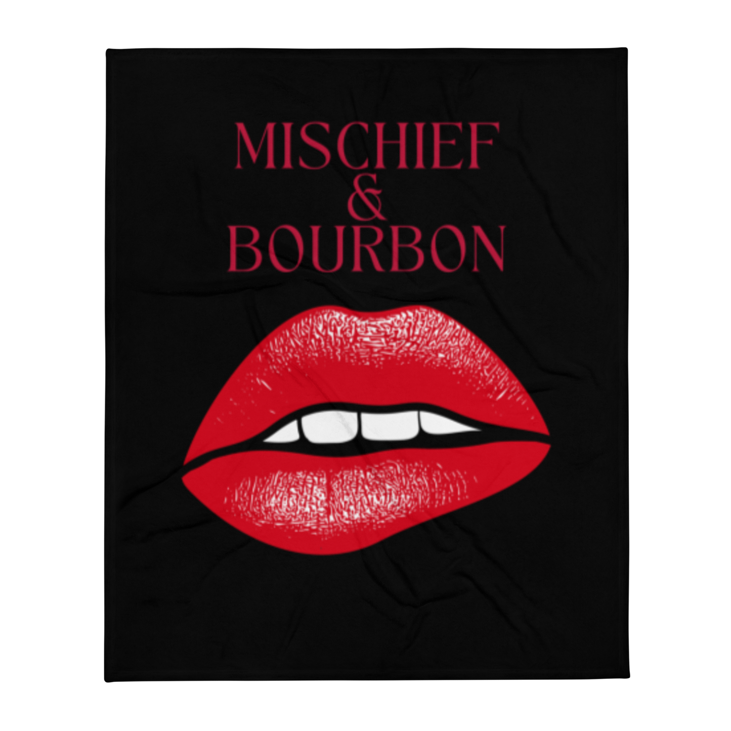 Mischief & Bourbon Throw Blanket